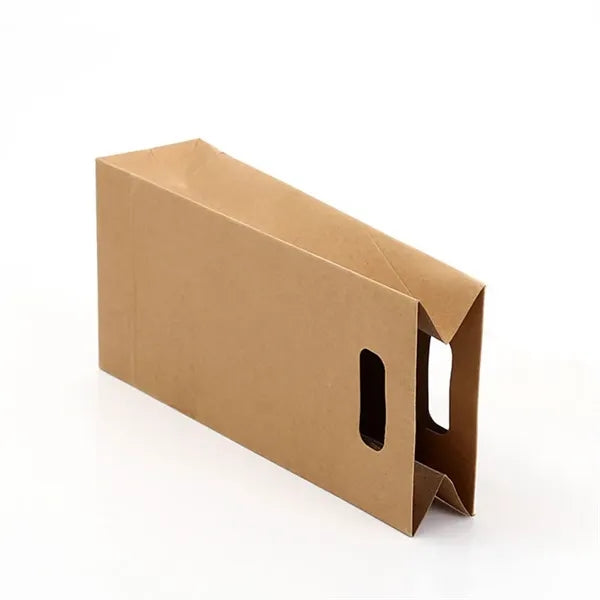 Natural Brown Kraft Paper Bag w/ Die Cut Handle