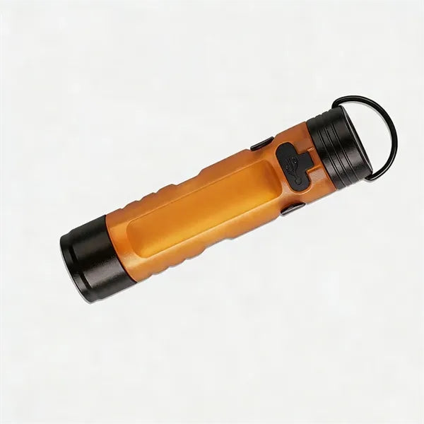 Magnetic Flashlight With Hat Clip