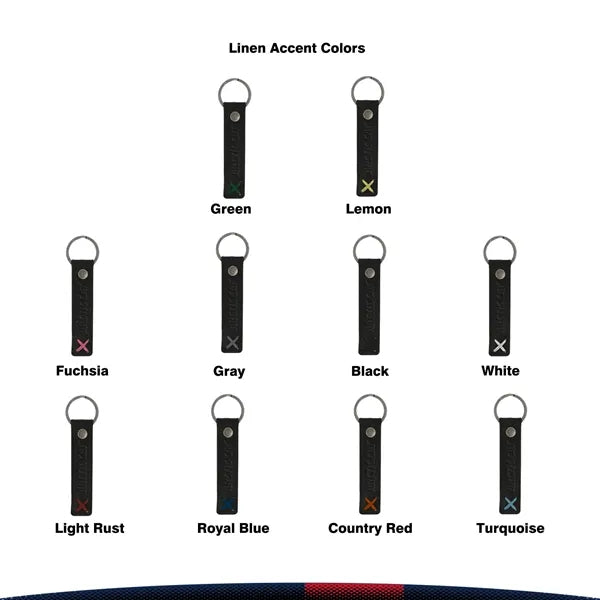 Flarivet Riveted Leather Keychain