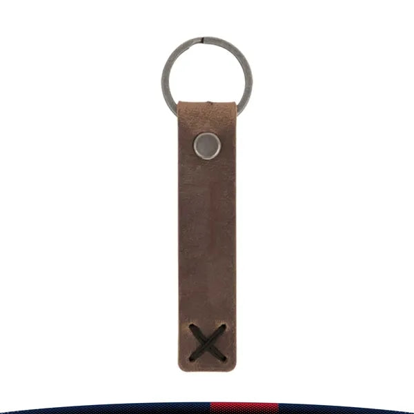 Flarivet Riveted Leather Keychain