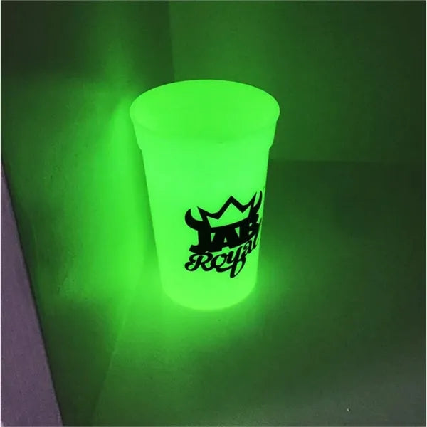 16oz Plastic Cup Glowing Stadium Party Glow Tumbler