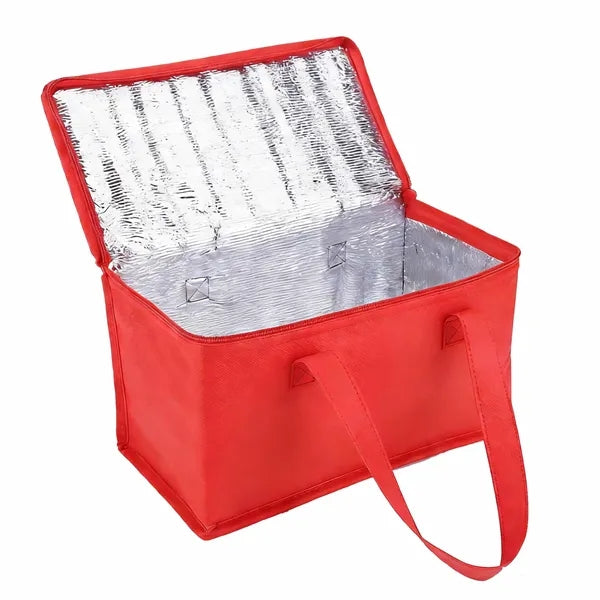 Non-Woven Insulated Picnic Cooler Bag with Zipper