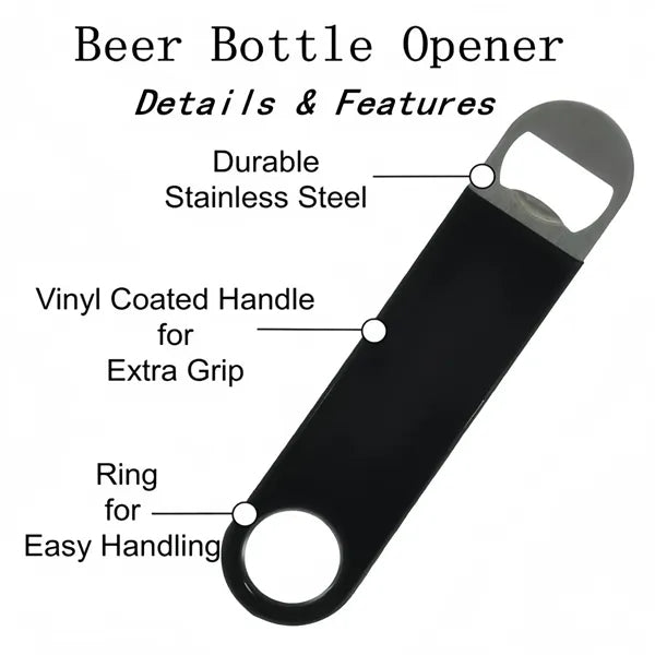 Portable Steel Bottle Opener Durable Bar Hand Tool