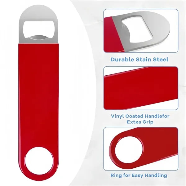 Portable Steel Bottle Opener Durable Bar Hand Tool