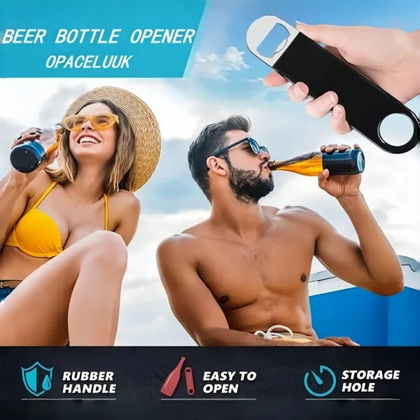 Portable Steel Bottle Opener Durable Bar Hand Tool