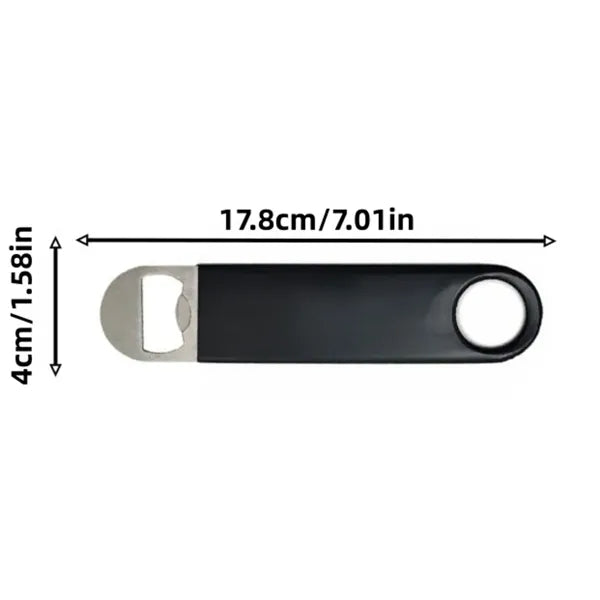 Portable Steel Bottle Opener Durable Bar Hand Tool