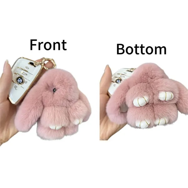 Plush Bunny Keychain & Bag Charm