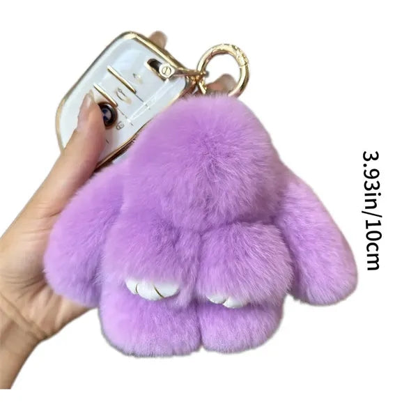 Plush Bunny Keychain & Bag Charm