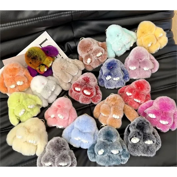Plush Bunny Keychain & Bag Charm