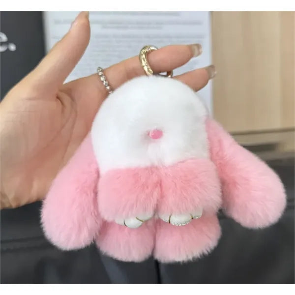 Plush Bunny Keychain & Bag Charm