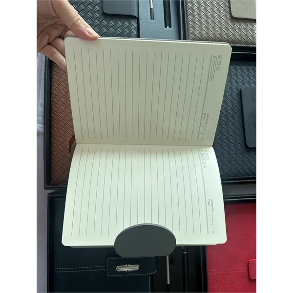 A5 Leather Magnetic Closure Notebook with 100 Sheets