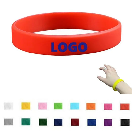 Screen Printed Silicone Wristband
