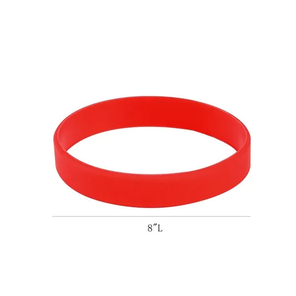 Screen Printed Silicone Wristband