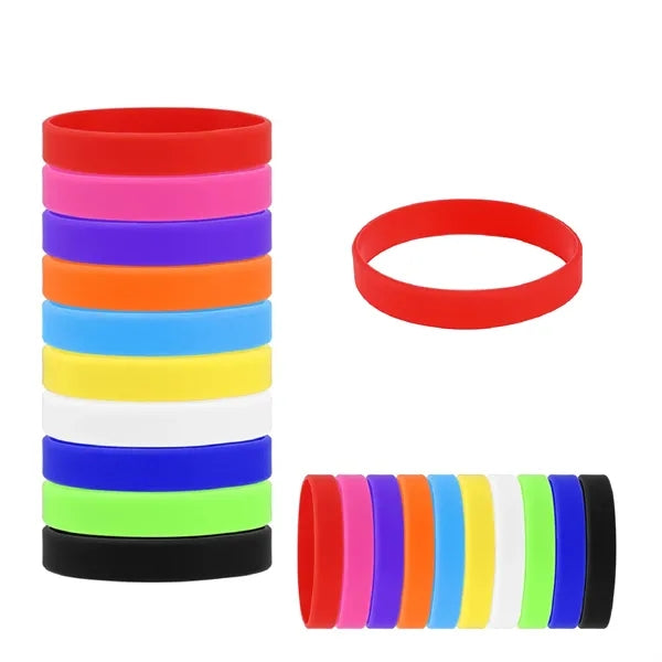 Screen Printed Silicone Wristband