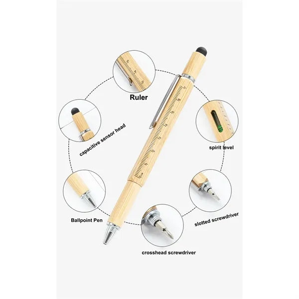 Multifunction Tool Pen, 6" 1 with Ballpoint