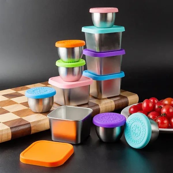 4PACK Stainless Steel Sauce Dishes Mini Individual Bowl