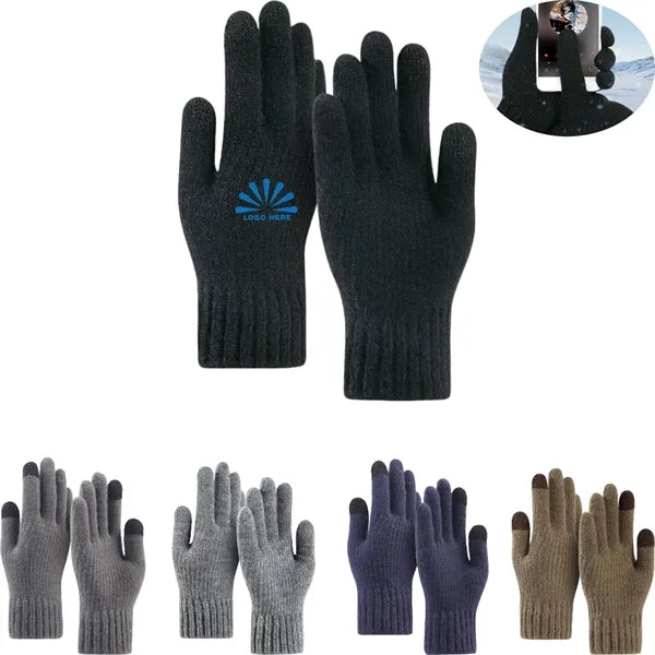 Camel Wool Warm Gloves