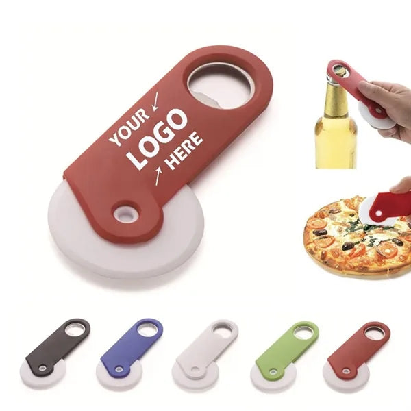 ABS Pizza Cutter With Bottle Opener