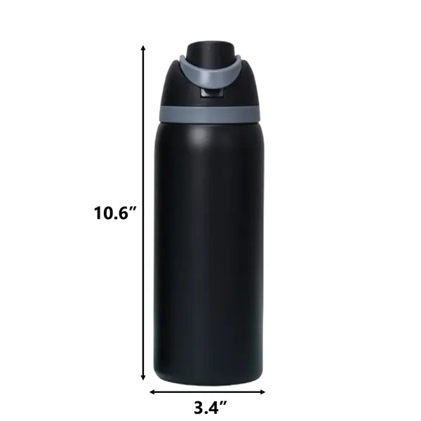 32oz Insulated Water Bottle with Spout Lid