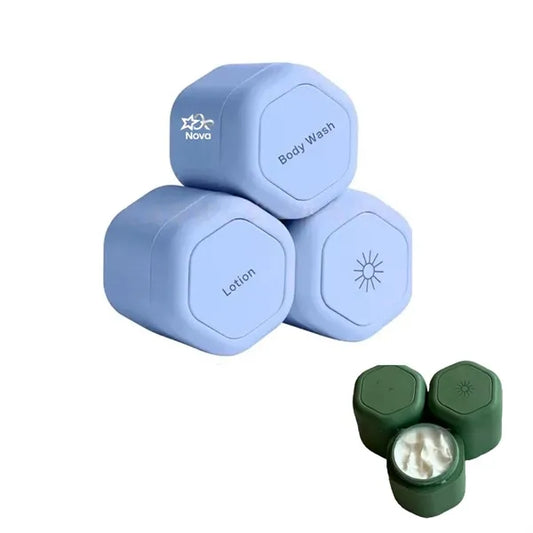 3pcs Travel Containers Basic Skincare Set