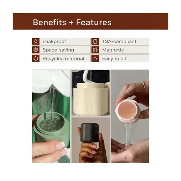 3pcs Travel Containers Basic Skincare Set
