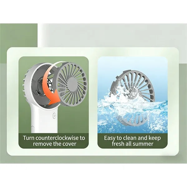 Portable USB Rechargeable Handheld Fan