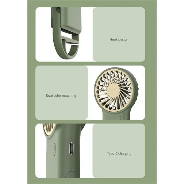Portable USB Rechargeable Handheld Fan