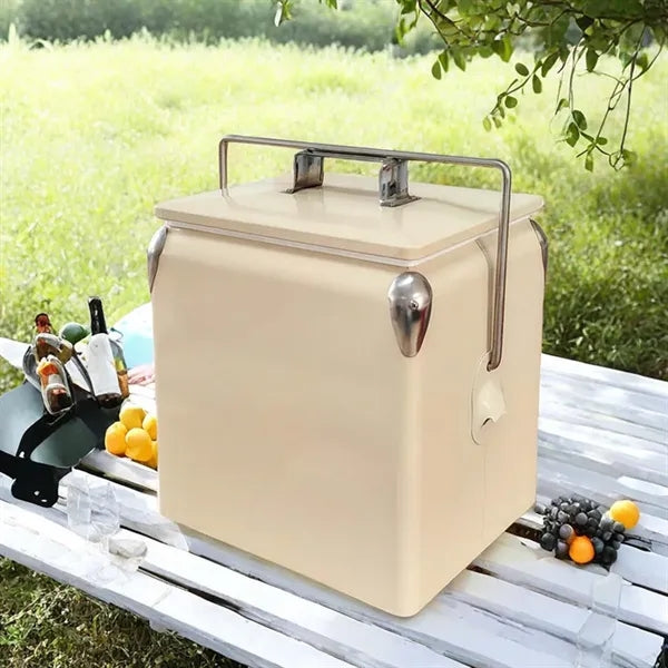 Iron Vintage Style Ice Chest Cooler