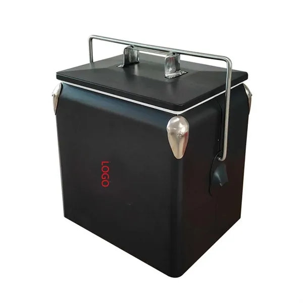 Iron Vintage Style Ice Chest Cooler