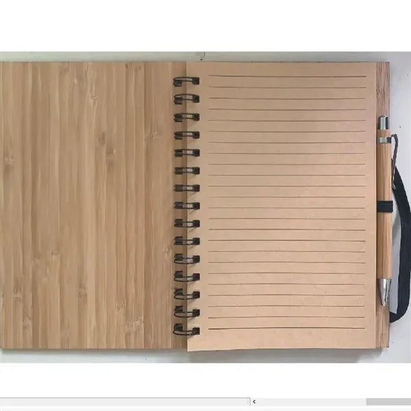 Natural Bamboo Cover Notebook