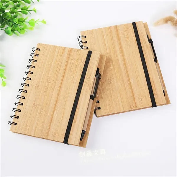 Natural Bamboo Cover Notebook