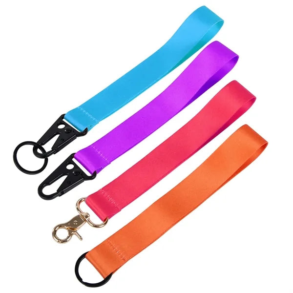 1" Custom Full Color Sublimated Wrist Lanyards