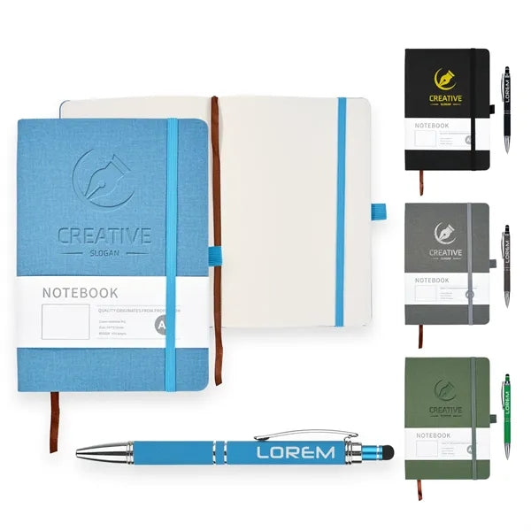 Blank Journal Set With Stylus Pen