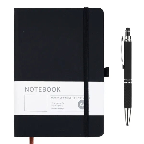 Blank Journal Set With Stylus Pen