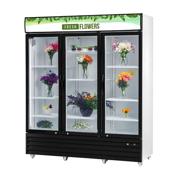 1600L 3 Door Refrigerator with Hinged Doors