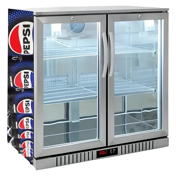 210L Stainless Steel Undercounter Fridge