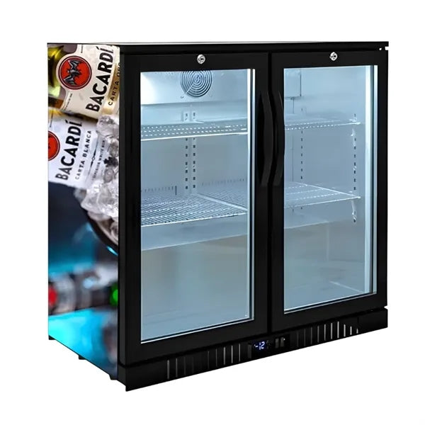 210L 2-Door Back Bar Freezer as Glass Froster