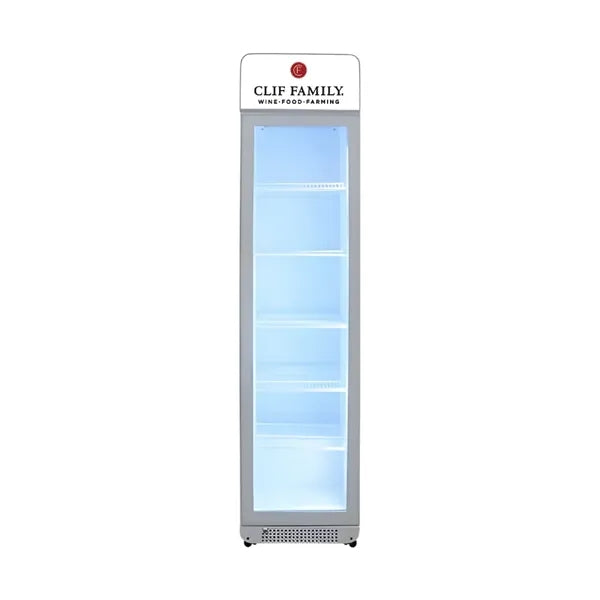 280L Retro Freestanding Fridge with Lightbox