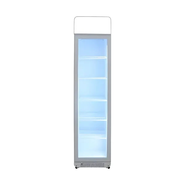 280L Retro Freestanding Fridge with Lightbox