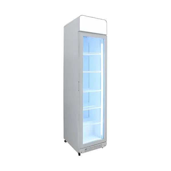 280L Retro Freestanding Fridge with Lightbox