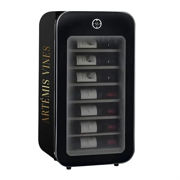 68L 22-Bottle Frameless Glass Wine Refrigerator
