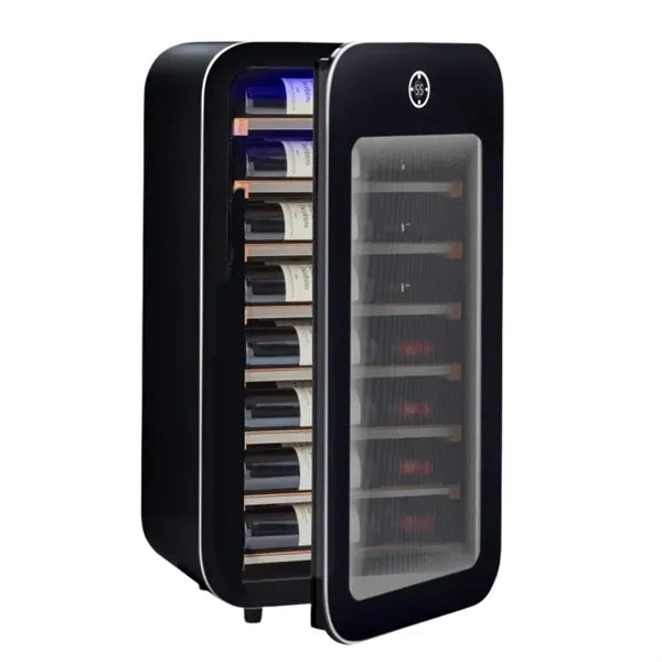 68L 22-Bottle Frameless Glass Wine Refrigerator