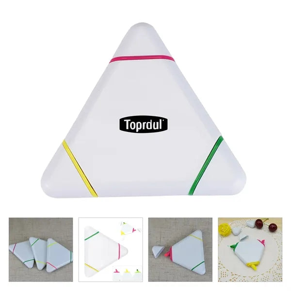 3 Color Triangular Highlighter Pen