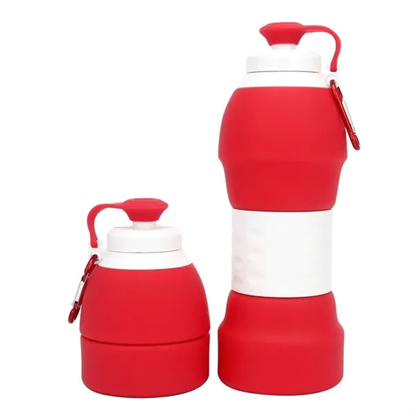 20 OZ Collapsible Silicone Water Bottle