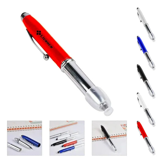 3 in 1 LED Metal Pen/Stylus Multi function