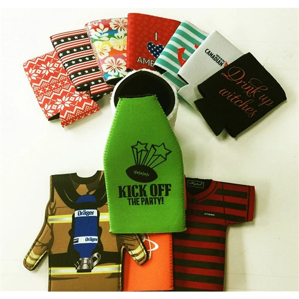 Neoprene Can Cooler Holder With Custom Shape