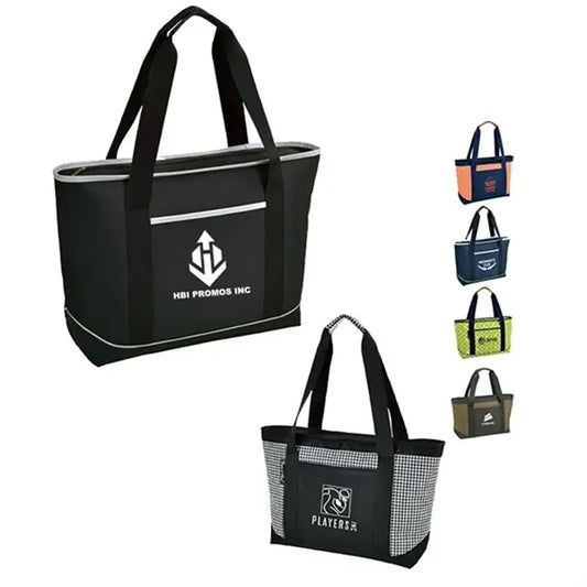 Insulated Cooler Bag-18.5" Leak-Proof, Holds 24 Cans