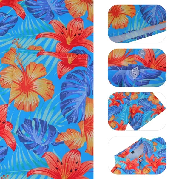 Men's Custom Hawaiian Shirt with Pocket