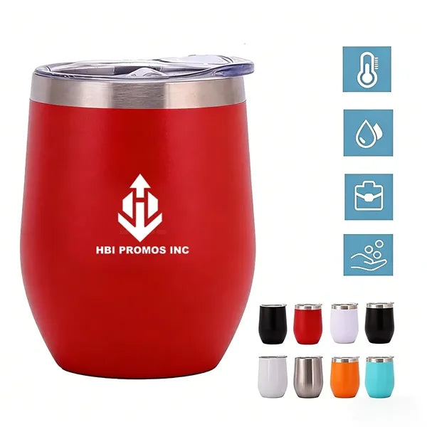 Double-Wall Vacuum Insulated Stemless Wine Tumbler