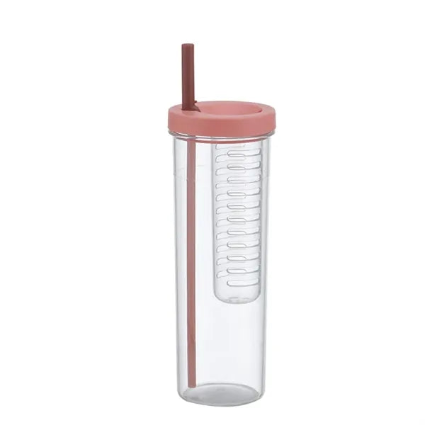 Fruit Infuser Water Bottles With Straw